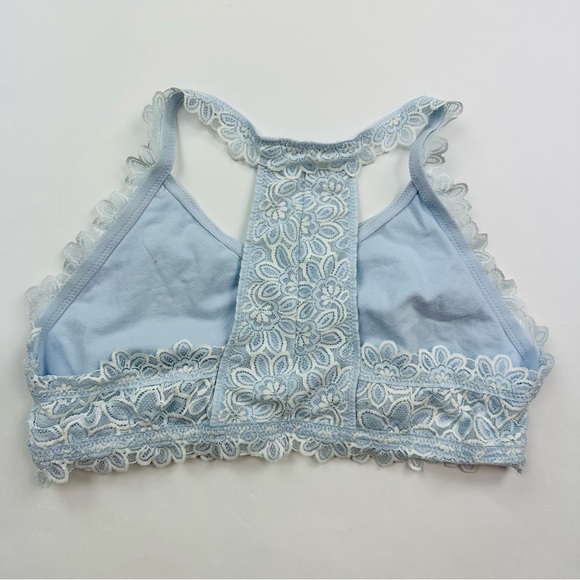 Aerie Light Blue Lace Bralette Size XL - Picture 4 of 9